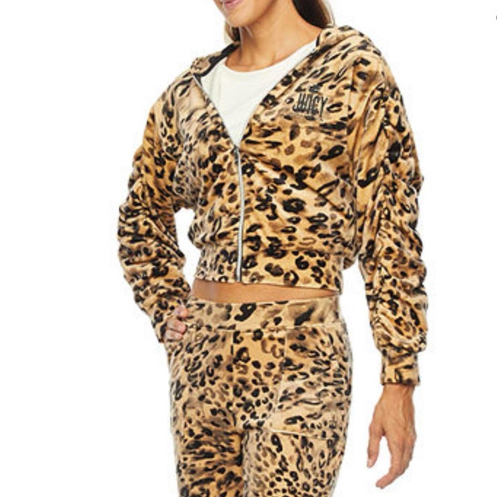 Juicy Couture Cheetah Velour Set